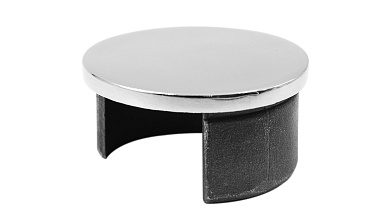 Заглушка с пазом на трубу Ø48.3 мм полированная (AISI 304) k235 купить в Москве