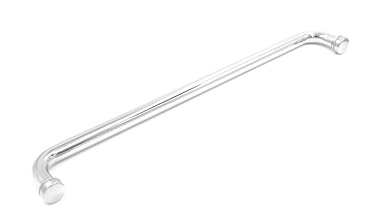 Ручка-полотенцесушитель, полированная, без кноба 19х450, для стекла 8-10 мм, под отверстие 12 мм t623-450 PSS купить в Москве