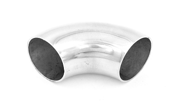 Отвод поручня под сварку Ø38.1х1.45 мм, 90°, полированный 400 Grit, (AISI 201) k095-6 купить в Москве
