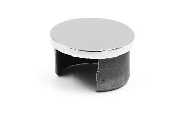 Заглушка для поручня с пазом Ø42.4 мм, 5х34 мм полированная (AISI 304) k099-3  купить в Москве