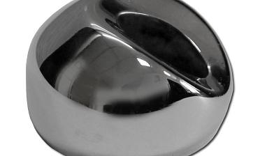 Наконечник штампованный (СПС) косой 30° на трубу Ø38,1 мм, для поручня Ø38.1мм, полированный, нержавеющий, AISI 304, k016 купить в Москве