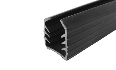 Уплотнитель в поручень с пазом 24х24 для стекла 12 мм, EPDM Фk301 купить в Москве