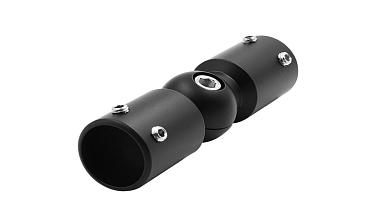  Соединитель трубы 19 мм шарнирный, цинк, черный t915 BZn купить в Москве