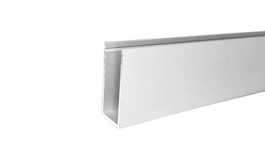 П-образный профиль 40 мм верхний, алюминиевый анодированный, длина 3000 мм т24 AL  купить в Москве