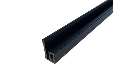 Профиль-упор для душевых, длина 2200 мм, черный t116 BL купить в Москве