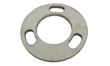 Фланец стойки 42.4/80 х 5 (4,3) х AISI 304 #200 3 отв х М10 х 20 k116-42-4 купить в Москве