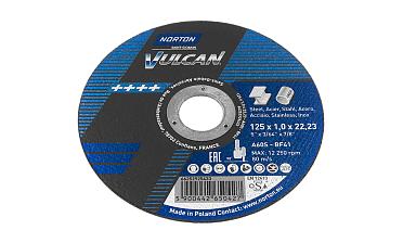 Отрезной круг 125х22х1 Нортон Вулкан Ф-0143 купить в Москве