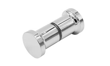 Дверная ручка «кноб», для душа алюминий-хром, полированная t695 ALPC купить в Москве