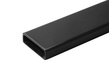 Трек прямоугольный 30х10х1,5, длина 3000мм, черный t440 BL  купить в Москве