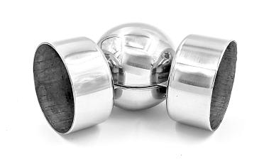 Поворот поручня, шаровый под Ø50.8х0.8 мм, полированный AISI 201 k053-7 купить в Москве