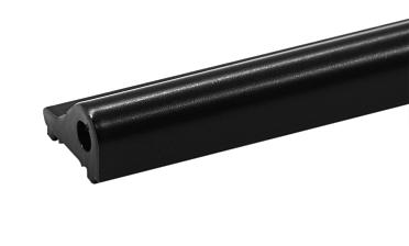 Порог для душевых перегородок 1000 мм, черный матовый Фt118 ALBL купить в Москве