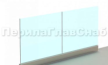 Ограждение без поручня на профиле купить в Москве