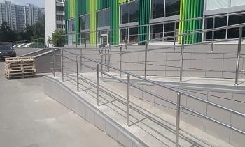 Поручни для инвалидов из нержавеющей стали в Москве. Готовые проекты ПерилаГлавСнаб