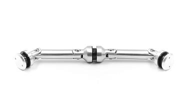 Крепление на три стекла 10-12 мм, штанга 82 мм, без зенковки tt204-82A SSS купить в Москве