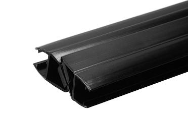 Комплект уплотнителей для стекла 8 мм, стекло-стекло 2200 мм, 90°/180°, с магнитом (2 шт.), черный (t210) t210-2 BL-U купить в Москве