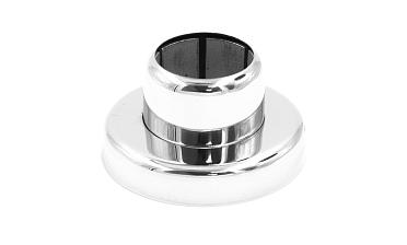 Цанга под трубу Ø38.1 мм, полированная #600, AISI 304, 3 отв.Ø7 мм, 3 отв. Ø9 мм, k026  купить в Москве