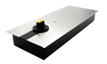 Доводчик для стеклянной двери до 100 кг EN4, напольный, 500 тыс, циклов, нержавеющая сталь AISI 304, шлифованная t184-3 SSS купить в Москве