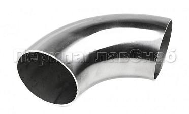 Отвод поручня под сварку для Ø50.8х1.5х145 AISI 201 #400 в упаковке по 100 шт. k021-15-100 купить в Москве