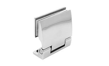 Петля стена-стекло 90°, односторонняя, без реза, нерж., полир. t315 PSS купить в Москве