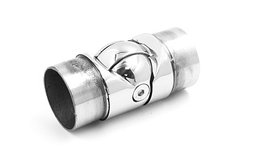 Поворот шарнирный под Ø50.8 мм, полированная, (AISI 304) k011 купить в Москве