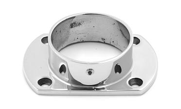 Фланец укороченный, литой, полированный, для трубы Ø50.8 мм, полированный, (AISI 304) k094 купить в Москве