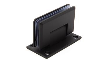 Петля для душевой кабины стена-стекло 90°, 90*55, цинк, черн. t301 BZn купить в Москве