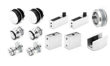 Комплект раздвижной системы для душевой, AISI 304, шлифованный t401 SSS купить в Москве