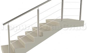 Заполнение из 3ми тросиков (тросик в оболочке) + наконечник для крыльца в Москве. Готовые проекты ПерилаГлавСнаб