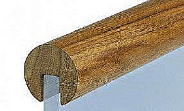 Поручень деревянный из Ясеня Ø50мм С ПАЗОМ, премиум Ф-1630 купить в Москве