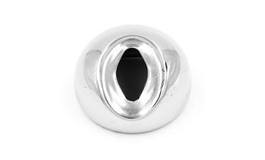 Наконечник штампованный (СПС) косой 30° на трубу Ø50.8 мм, для поручня Ø50.8 мм, полированный, нержавеющий, AISI 304, 600Grit, k073 купить в Москве