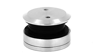 Точечный стеклодержатель 10.5-12.5 мм, регулируемый, без зенковки, для стекла 8-10 мм t503A SSS купить в Москве