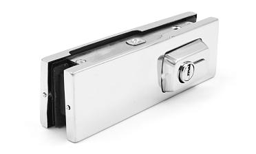 Замок угловой с круглым ригелем, вырез 14, нержавеющая сталь AISI 304, полированная t150-2 PSS купить в Москве