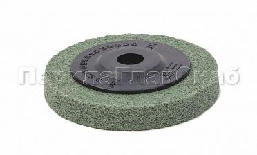 (Расходн.) круг абразивный из нетканого материала 100х12 мм, Grit 240-280 (на тарелке), зеленый k424-3 купить в Москве