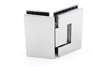 Петля для душевой кабины стекло-стекло 135° 90х55 мм AISI 304 полированная t302-2 PSS купить в Москве