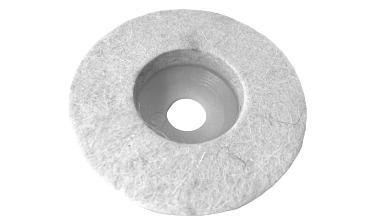 k427-4 войлок белый Ø85х8 мм очищенный, для тонкой полировки 11 000 rpm, Premium купить в Москве