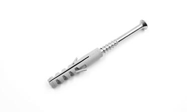 Потайной винт под шестигранник 10х120 мм в комплекте с дюбелем д.12 k601-19-120 купить в Москве