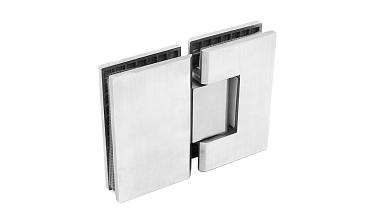 Петля для душевой кабины стекло-стекло 180° 90х55 мм AISI 304 шлифованная t303-2 SSS купить в Москве