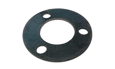 Фланец стойки 38/75 х 3 мм, 3 отв х М10 х 20, черный металл k116-38-3 купить в Москве