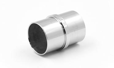 Соединитель трубы Ø38.1 с насечками, полированный, (AISI 316) k086-3 купить в Москве