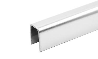 Профиль П-образный, L=2500 мм, t=1 мм, для стекла 8 мм, полир. (AISI 304) t115 PSS купить в Москве