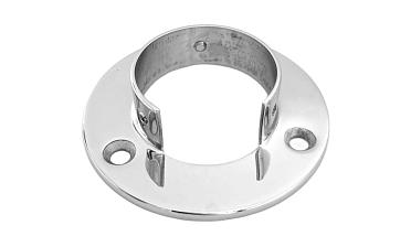 Фланец настенный, для Ø48.3мм, под 3 самореза 4.8мм, литой, полированный, AISI 304, k238 купить в Москве