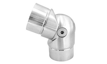 Поворот литой, внутренний, шарнирный, под Ø50.8х1.5 мм, шлифованный, AISI 304 Фk011-6 купить в Москве