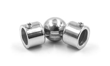 Поворот ригеля 12 мм, штампованный, регулируемый, шаровый, внешний (AISI 304) k251 купить в Москве