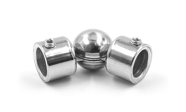 Поворот ригеля 12 мм, штампованный, регулируемый, шаровый, внешний (AISI 304) k251 купить в Москве