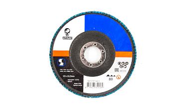 Шлиф. диск "лепесток" 125х22 Р-80 Atlas Ф-0242 купить в Москве