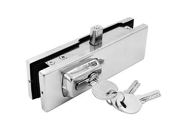 Замки для стеклянных дверей купить в Москве