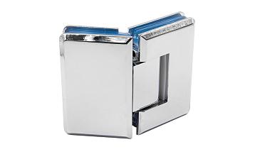 Петля для душевой стекло-стекло 90х55 мм, 135°, нержавеющая сталь AISI 304, полированная t302 PSS купить в Москве