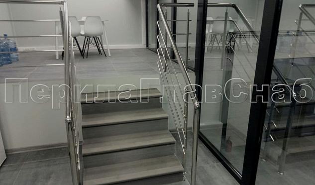 Перила с четырьмя ригелями  в Москве. Готовые проекты ПерилаГлавСнаб