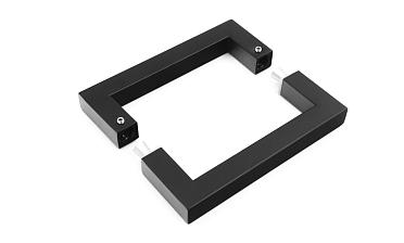 Ручка-скоба 171х20х20 мм, нержавеющая сталь AISI 304, черная t667 Bl купить в Москве