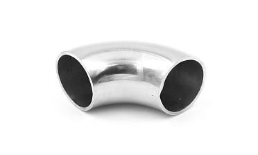 Отвод поручня под сварку Ø25.4 мм, 90°, полированный, (AISI 201) k347-3 купить в Москве